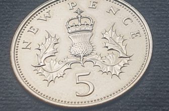1978 PROOF 5p Crowned Thistle five pence coin BUNC
