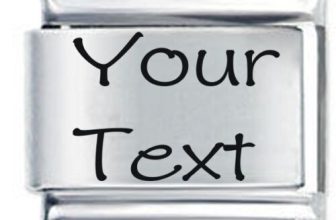 Daisy Charm CUSTOM MADE Any Text Name Personalised Fits Italian charm Bracelets