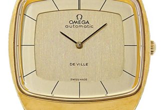 OMEGA De Ville Square Automatic Men’s Gold Wristwatch Box #T494