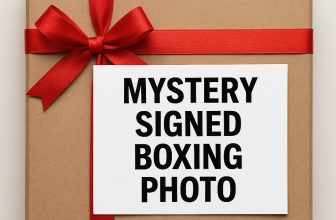 Mystery Signed Boxing Photo –  Autograph – Big Name Inside! – Limited Offer