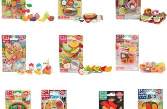 IWAKO Japanese Puzzle Eraser Novelty Rubbers Blister Set – Food Collections