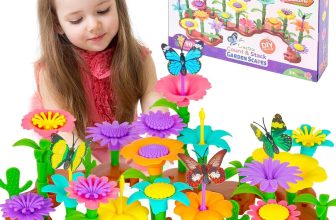 90PCS Flower Garden Building Toy Set, Flower Building  Set for Indoor & Outdoor