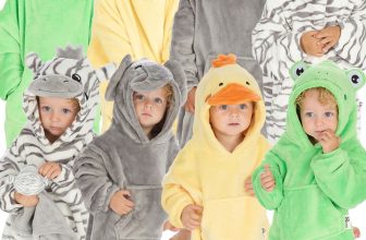 Infants Oversized Animal Hoodie Blanket Super Soft Cute Snuggle Hoodie