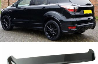 FIT FOR 2013-2020 FORD KUGA II ST STYLE GLOSSY BLACK REAR BOOT SPOILER ROOF WING