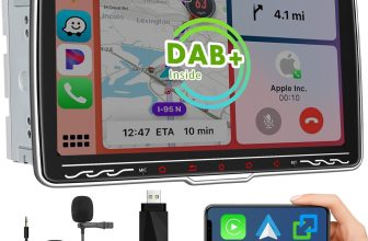 DAB+10.1″ Adjustable Screen Carplay For VW Passat Golf 4 Polo Android 15.0 Radio