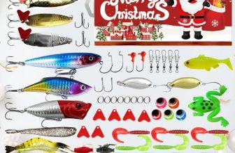 78/82pcs Fishing Lure Set Fishing Tackle Advent Calendar  Christmas Gift