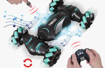 4WD RC Stunt Car LED Toy High Speed Rechargeable Remote Control Gesture Music