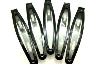 10 Pcs Large Black Metal Snap Hair Clip Barrettes 60mm 2.4″ DIY Fashion Women’s