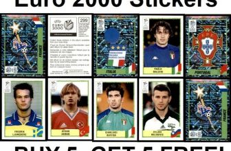 PANINI UEFA EURO 2000 (BLACK BACK) **PLEASE SELECT STICKERS**