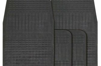 Audi A6 4 Piece Anti Slip Black Rubber Car Mat Set
