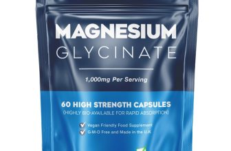 Magnesium Glycinate 1000mg (Per 2 Caps) – Sleep Support, High Absorption – UK