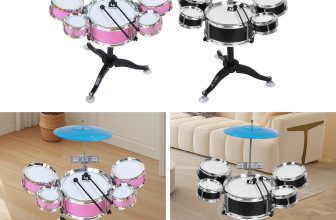 Kids Drum Set Percussion Musical Instruments Drum Toy for Party Gift Concert