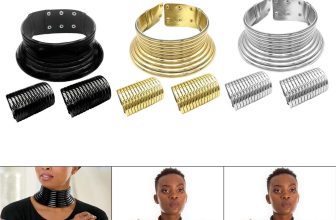 African Vintage Statement Choker Resin Snap Necklaces Bangle