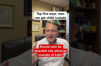 What strategies should a man use to get custody of children?