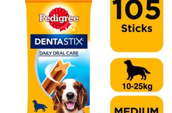 105 Pedigree Dentastix Daily Dental Sticks Dog Treats Medium Dog Chews