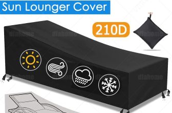 210D Waterproof Sunbed Sun Lounger Cover Outdoor Garden Furniture Patio Rattan