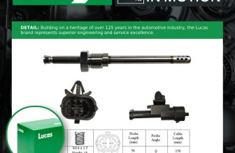 Exhaust Temperature Sensor fits VAUXHALL ANTARA 2.2D Post Cat 2010 on Lucas New