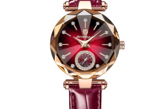 Elegant Waterproof Diamond Quartz Wristwatch for Women – Luxury Stainless Steel