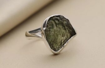Natural Raw Moldavite Ring Solid 925 Sterling Silver Handmade Ring All Size MK*