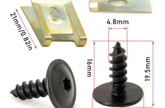 FIT SKODA Metal Screw and U Type Nut Clips Fasteners Kit  Fender Bumper