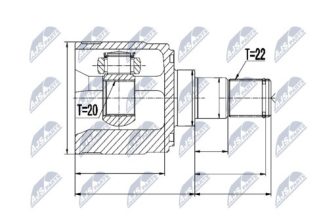 POINT KIT DRIVESHAFT NPW-KA-329 FOR KIA PICANTOI G4HE 1.0L G4HG 1.1L 4cyl