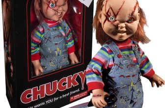 Child’s Play 15″ Scarred TALKING CHUCKY Mega scale figure with sound Doll