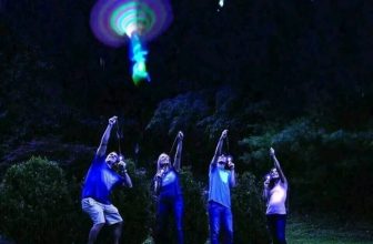 LED Flying Rocket Helicopter Toy Xmas Party Bag Filler