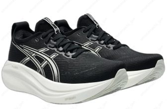 ASICS Women’s Running Shoes GEL-NIMBUS 27 WIDE 1012B752-002 Black/Lake Gray