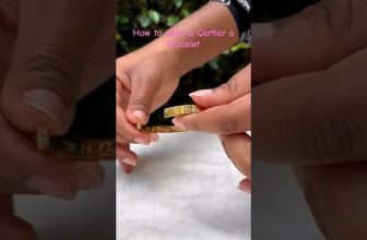 HOW TO OPEN A CARTIER BRACELET#cartier  c#jewellery #designerjewellery #cartierlovebracelet