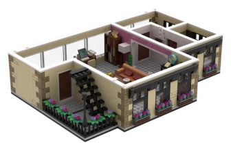 Modular Building Suite – Part 14 Ross Apartment 928 Pieces Construction Toys