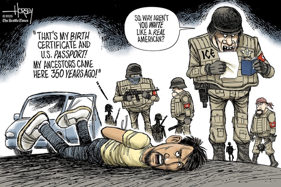 Cartoon by David Horsey Cartoon by David Horsey