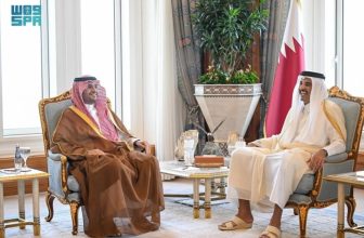 Emir of Qatar, Prince Turki bin Mohammad review bilateral ties