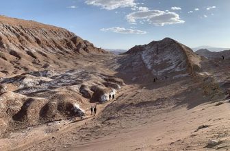 The Valley of the Moon (Valle de la Luna) at 2,520 meters (8,267.71 ft) above sea level, San Pedro de Atacama, the Atacama Desert, Chile.