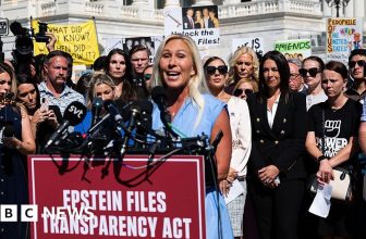 High-profile Republican Marjorie Taylor Greene to quit Congress after Trump feud