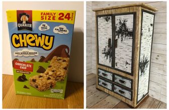 5. Granola bar box cabinet