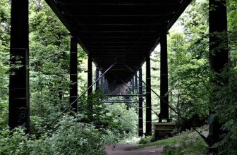 Armstrong Bridge, Jesmond Dene, Jesmond, Newcastle Upon Tyne, Tyne & Wear, England.