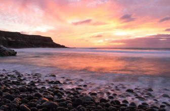 A Sunset at the Oasis