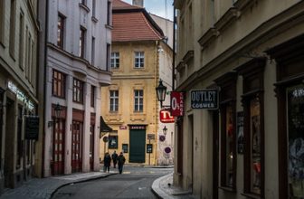 The streets of Prague