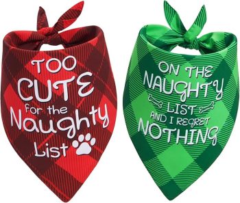Christmas Dog Bandanas Funny