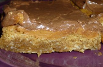 Lunch Lady Peanut Butter Bars…………….