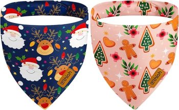 Christmas Dog Bandanas 