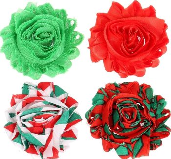 BoomBone Christmas Dog Collar Flowers Accessory