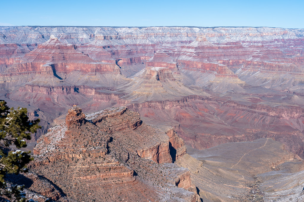 Grand Canyon South Rim in winter