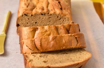 Flourless Banana Bread (4-ingredient, no added sugar)