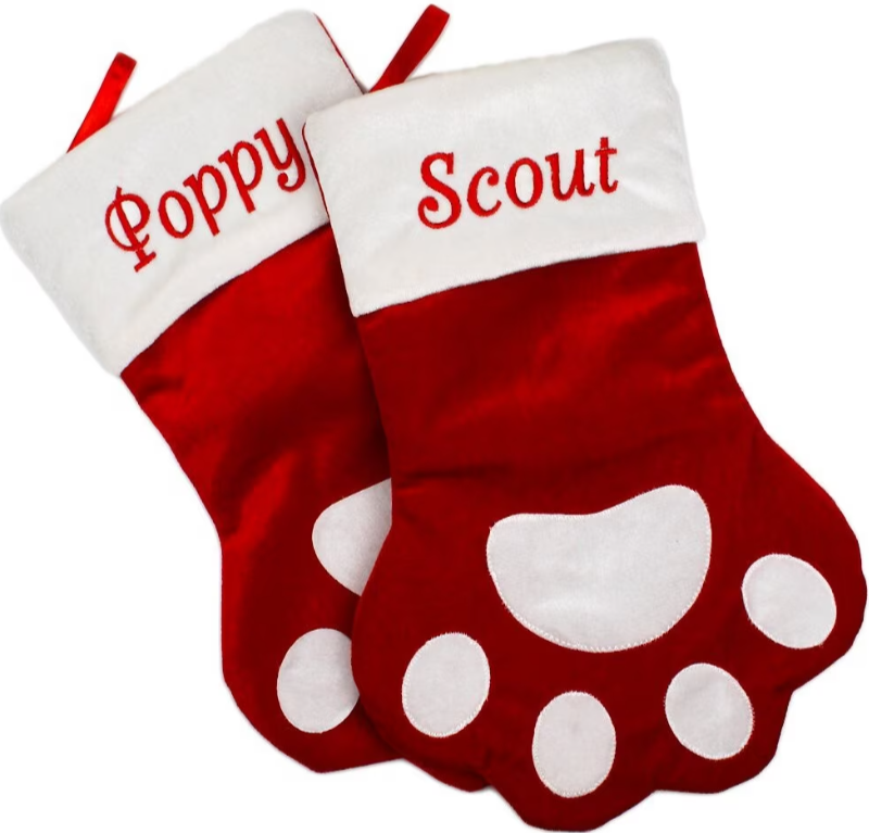 Frisco Paw Personalized Dog & Cat Stocking