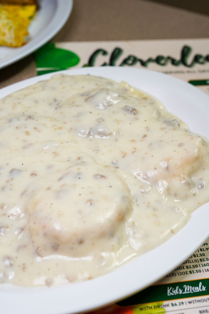 Biscuits and Peppery Sausage Gravy