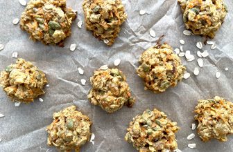 Muesli Carrot Breakfast Cookies (vegan, option)
