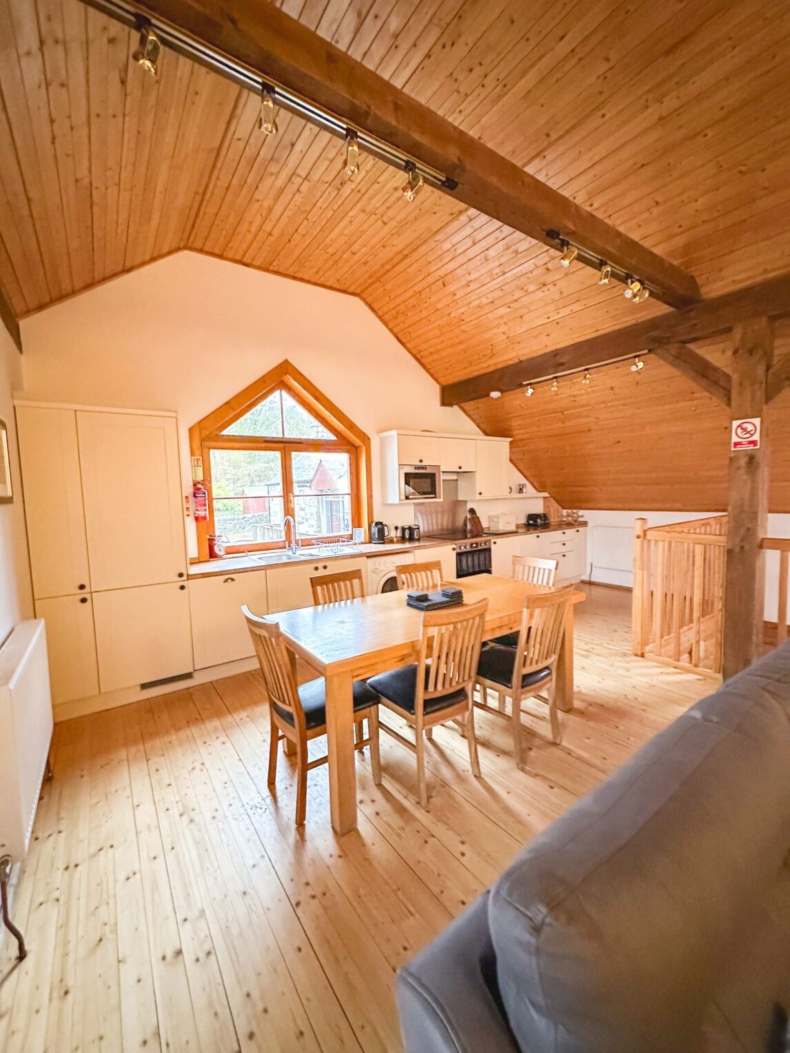 kitchen at Glen Clova lodges