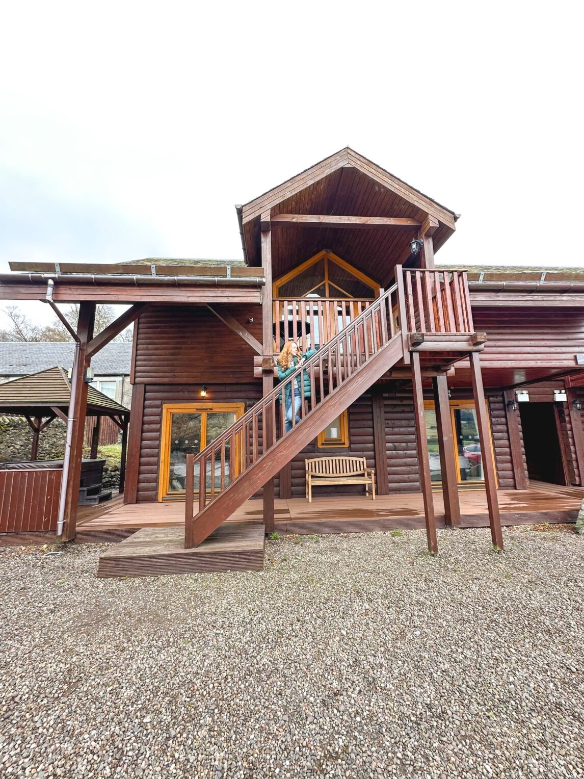 Our lodge at Glen Clova