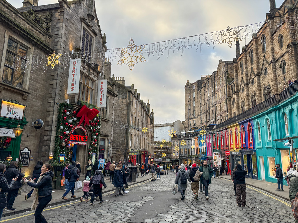 Victoria Street at Christmas